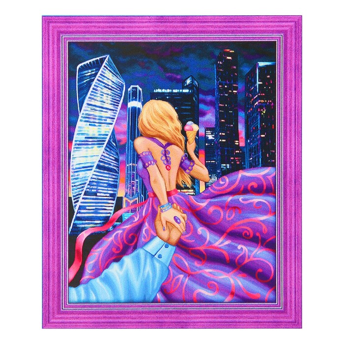 Картина стразами "Следуй за мной "Москва"