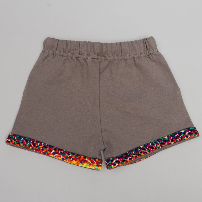 Шорты для девочки , рост 92 (52) см, цвет тёмно-серый 10172_М