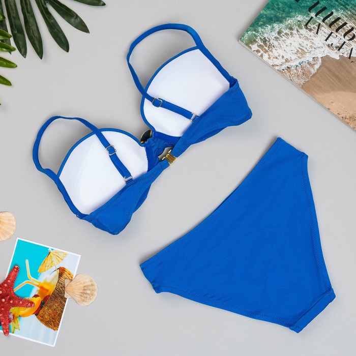 Купальник женский раздельный (17974) 1520 цвет синий, р-р 42 (38), чашка A