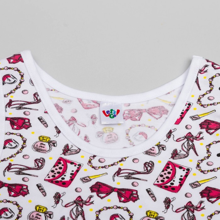 Комплект для девочки (майка,трусы), рост 92 (52) см, цвет белый 3163_М