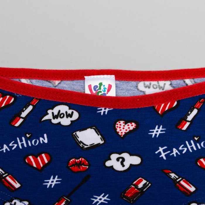 Трусы для девочки, рост 122/128 (64) см, цвет тем.синий 1262