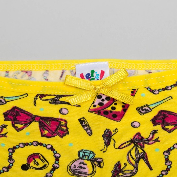 Трусы для девочки, рост 164 (80) см, цвет жёлтый 1261