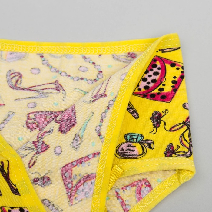 Трусы для девочки, рост 164 (80) см, цвет жёлтый 1261