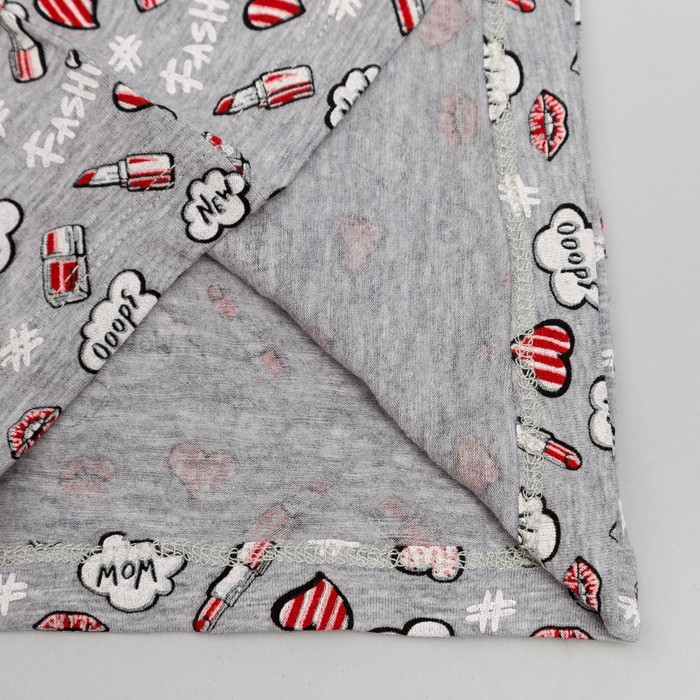 Майка для девочки на бретелях, рост 164 (80) см, цвет серый 2153