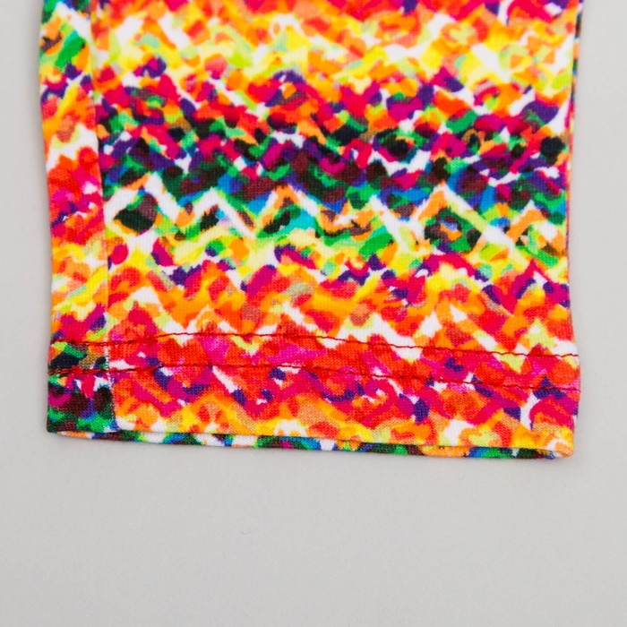 Комплект для девочки(футболка+бриджи), рост 74 (48) см, цвет белый/сафари 4125_М