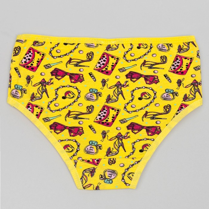 Трусы для девочки, рост 122/128 (64) см, цвет жёлтый 1261