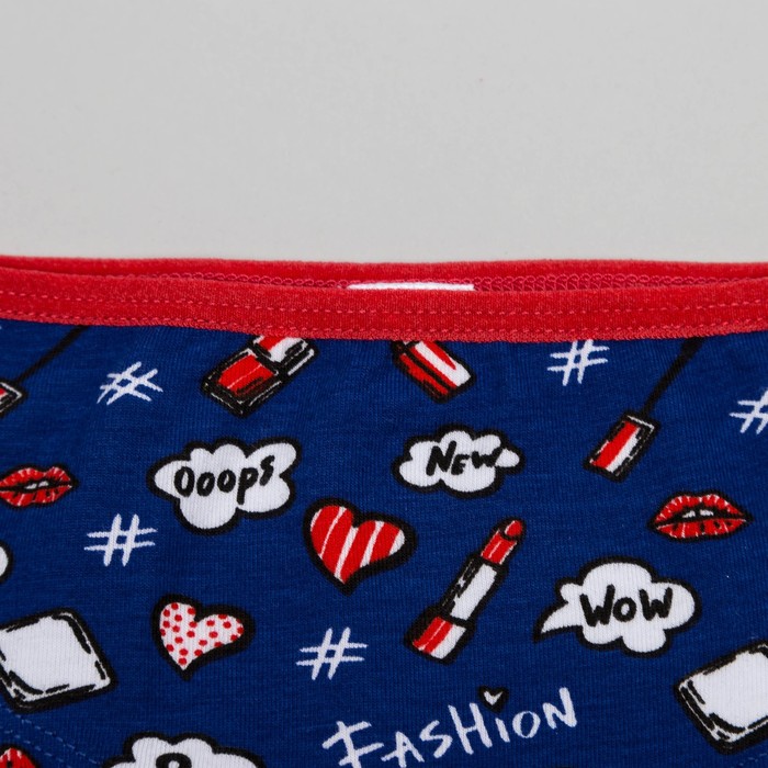 Комплект трусов для девочки (3 шт), рост 92 (52) см, цвет светло-серый меланж/белый/т