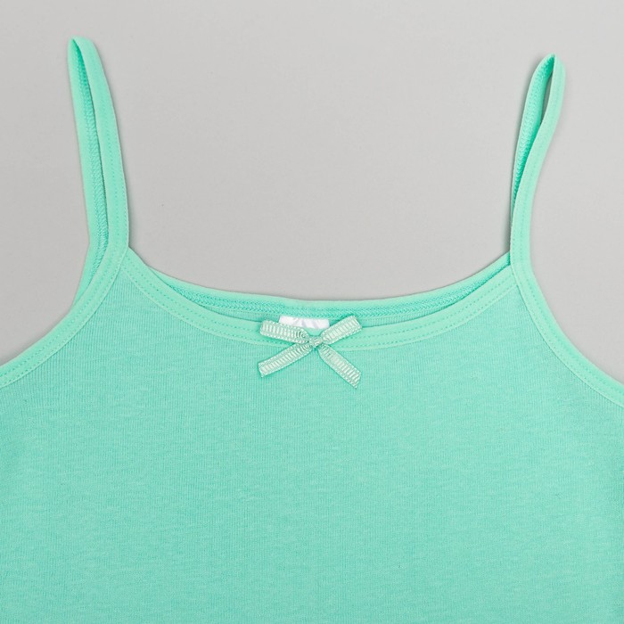 Комплект для девочки (майка, трусы), рост 164 (80) см, цвет мятный/малиновый 3167