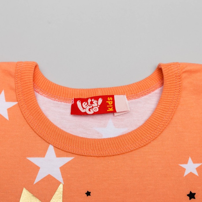 Ночная сорочка для девочки, рост 110 (60) см, цвет коралл 9155