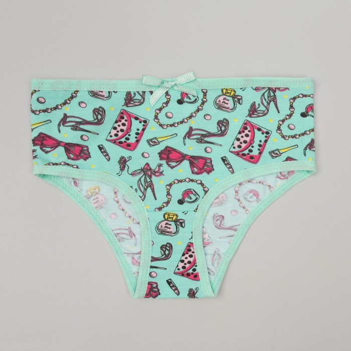 Трусы для девочки, рост 80 (52) см, цвет мятный 1253_М
