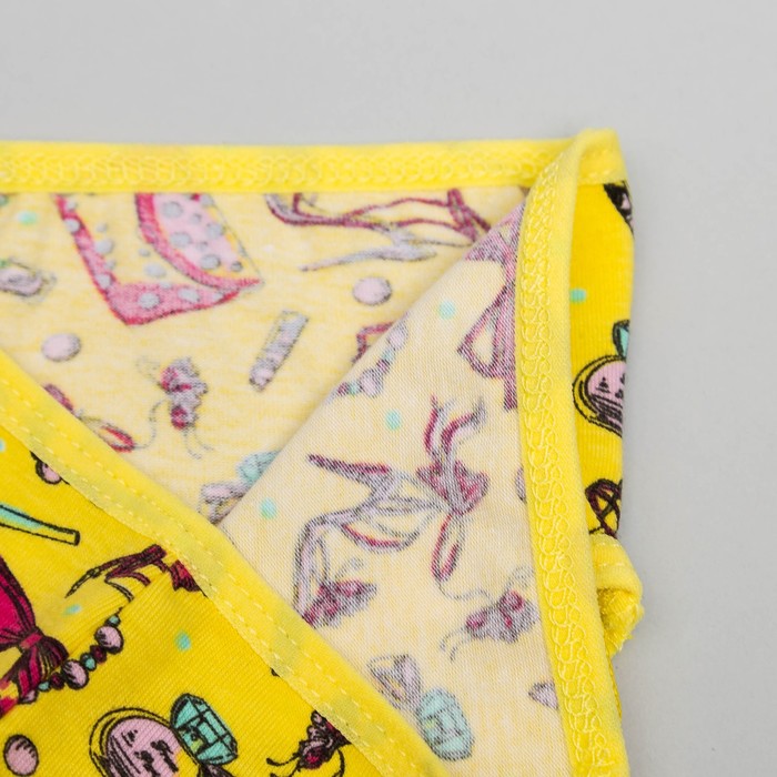 Трусы для девочки, рост 80 (52) см, цвет жёлтый 1253_М