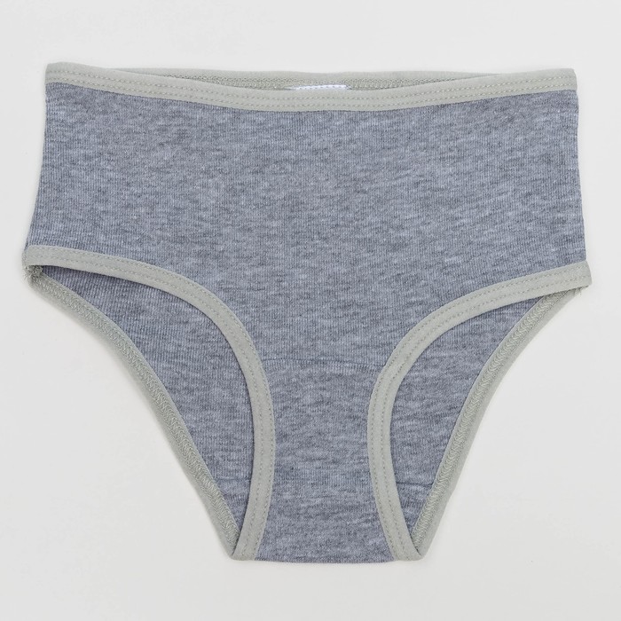 Трусы для девочки, рост 92 (52) см, цвет серый меланж 1243_М