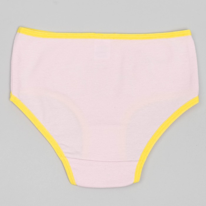 Трусы для девочки, рост 134 (68) см, цвет сиреневый/жёлтый 1258