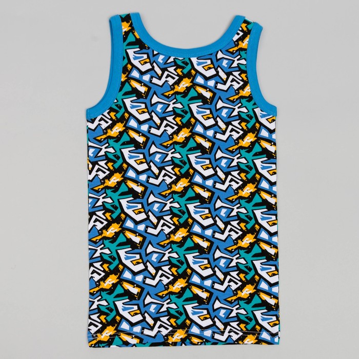 Майка для мальчика, рост 134 (68) см, цвет белый 2243