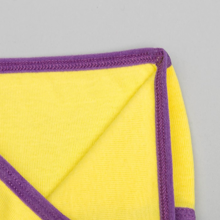 Трусы для девочки, рост 146 (76) см, цвет жёлтый/сиреневый 1258