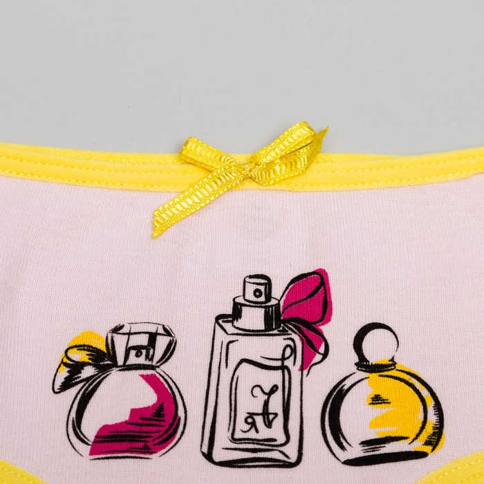 Трусы для девочки, рост 146 (76) см, цвет сиреневый/жёлтый 1258