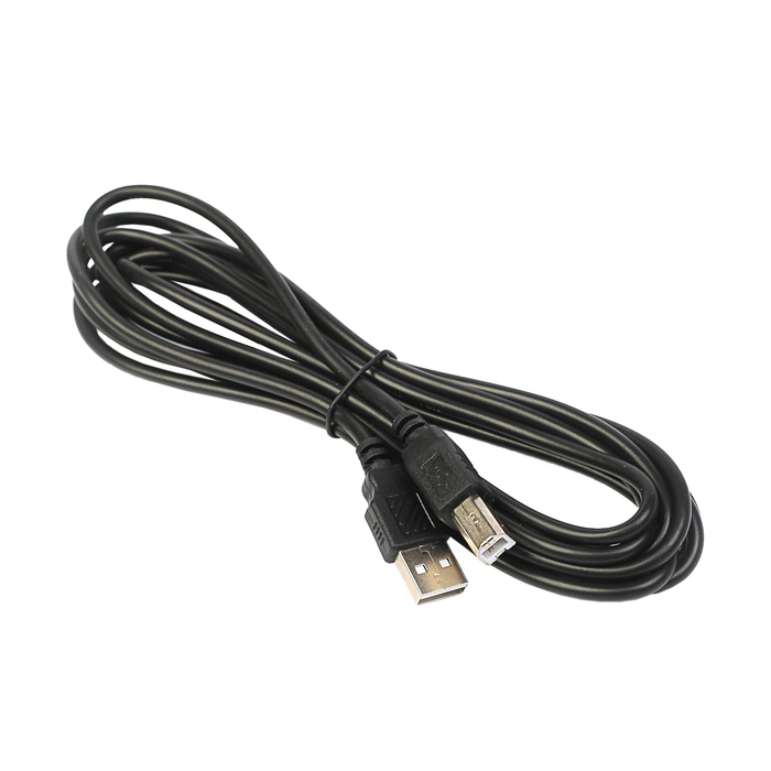 Кабель USB - Bm, 3 метра, чёрный