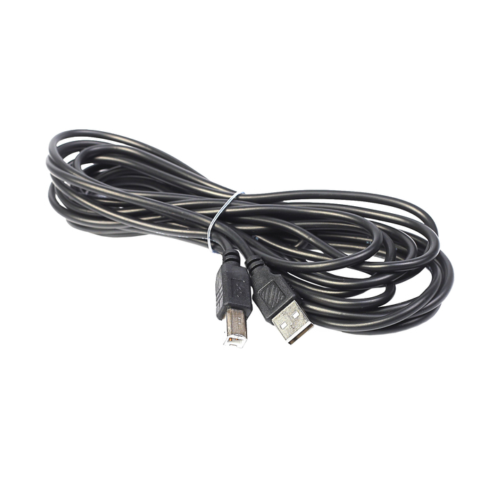 Кабель USB - Bm, 4,5 метра, чёрный