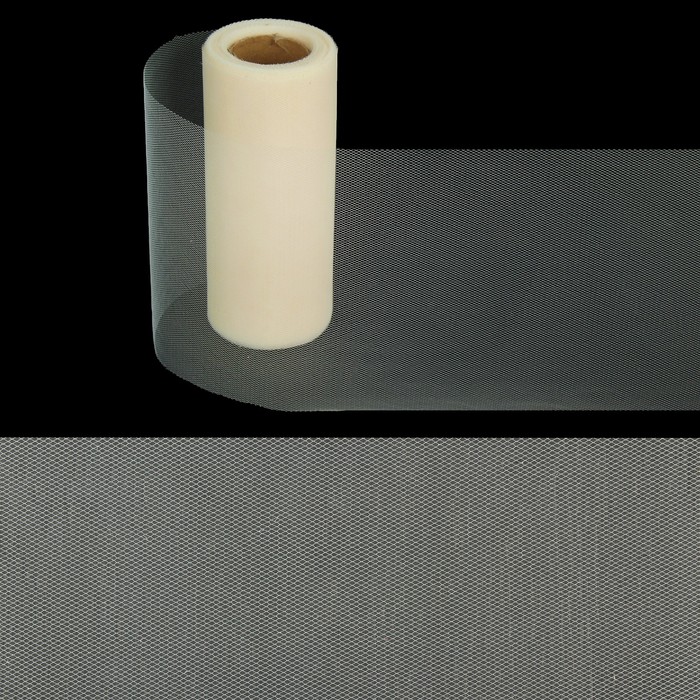 Ткань для декорирования, длина 22 метра, ширина 15 см, цвет молочный