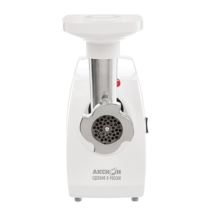 Электромясорубка "Аксион" М 33.01+кофемолка КМ 22, 1500 Вт, насадки кеббе, реверс, белый