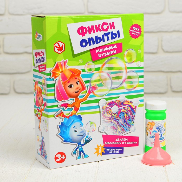 Опыты делаем мыльные пузыри "Фиксики" TXH-122-R