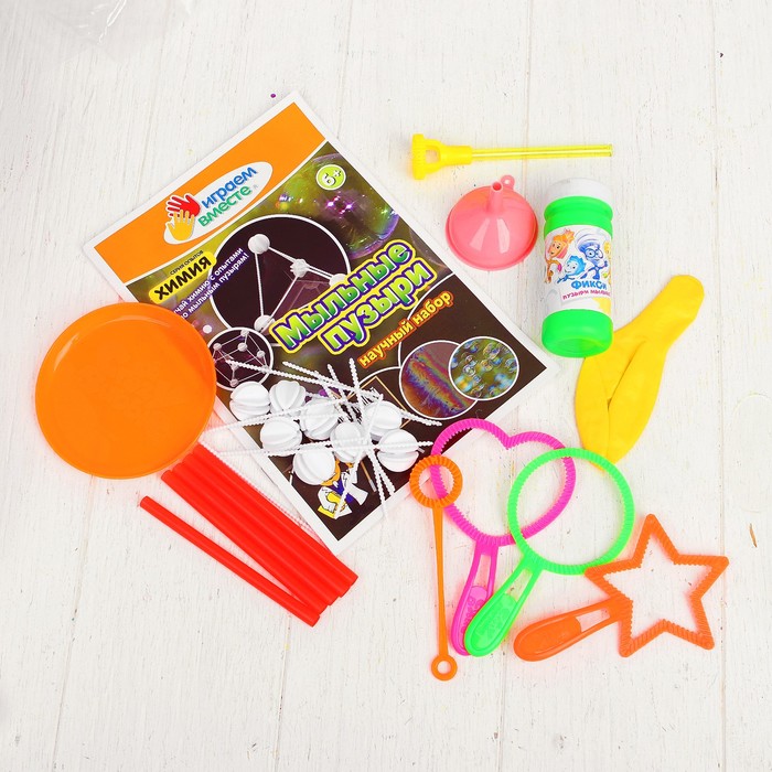 Опыты делаем мыльные пузыри "Фиксики" TXH-122-R