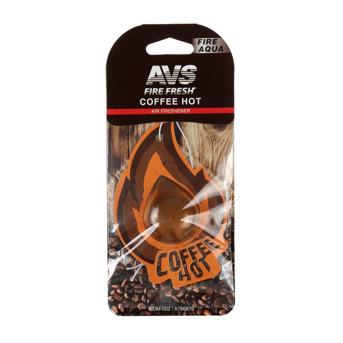 Ароматизатор AVS WDM-002 Fire AQUA, Кофе, мембранные