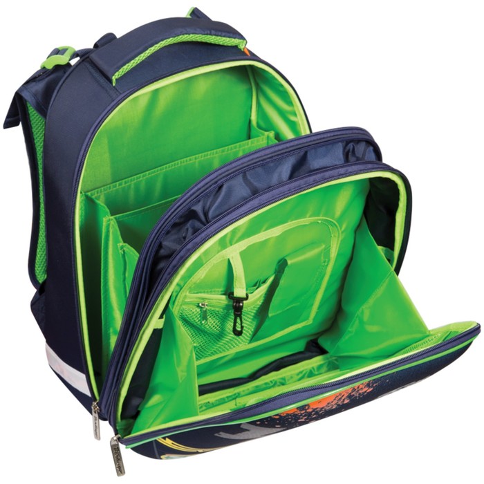 Рюкзак каркасный Berlingo Expert 37х29х18 см, эргономичная спинка, Football