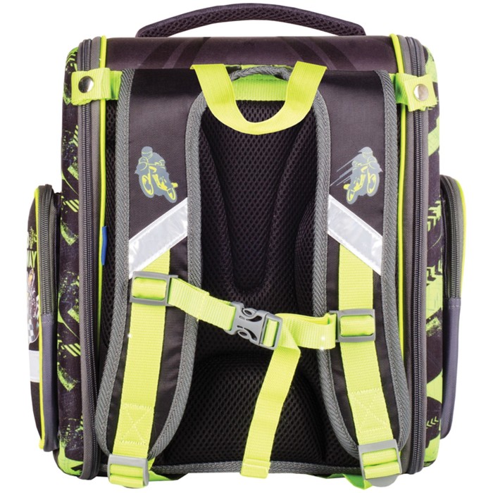 Ранец школьный с эргономичной спинкой Berlingo Ultra Compact, с наполнением Speedway, 37х30х17 см