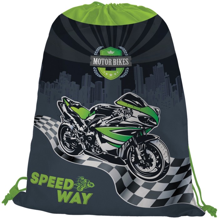 Ранец школьный с эргономичной спинкой Berlingo Ultra Compact, с наполнением Speedway, 37х30х17 см