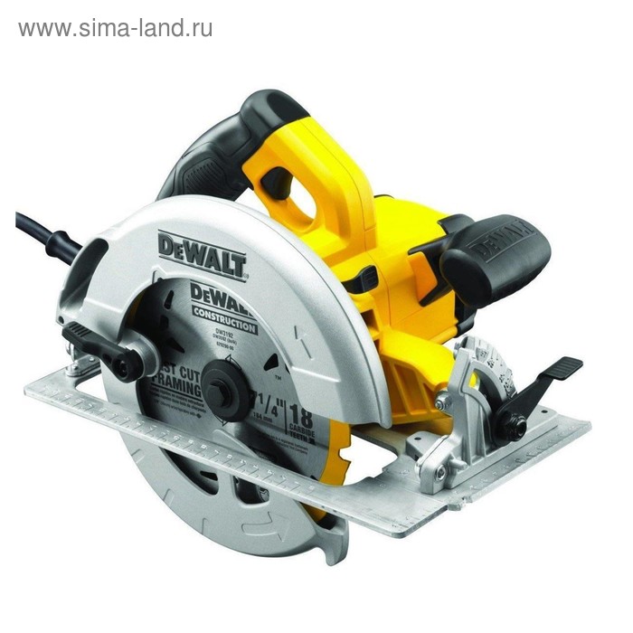 Пила дисковая DeWalt DWE 575 К,  1600 Вт, 5200 об/мин, диск ф190х30мм, 67 мм, кейс