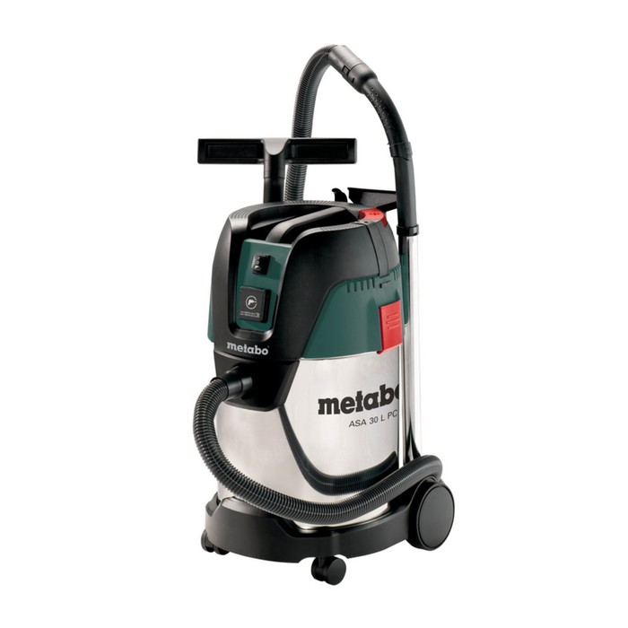 Пылесос промышленный Metabo ASA 30 L PC Inox, 1250 Вт, 30 л, 3600 л/мин, d шланга 35 мм