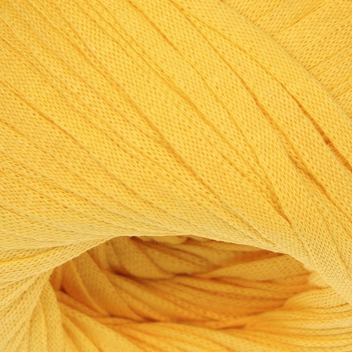 Пряжа "Итальянская" 100% хлопок 165м/200гр (0596 жёлтый)
