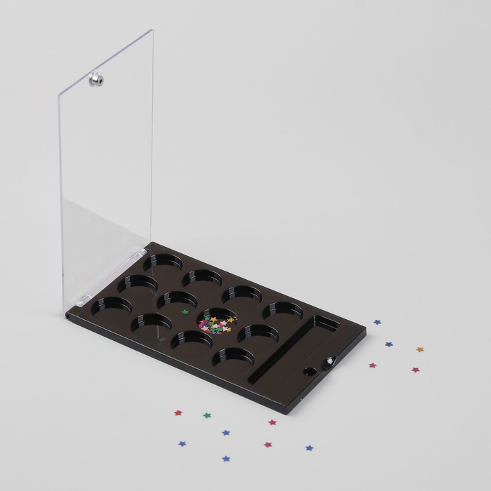 Органайзер под декор для ногтей ,13 ячеек, цвет белый