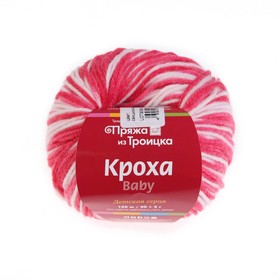 

Пряжа "Кроха" 20% шерсть, 80% акрил 135м/50гр (4204 секционный)