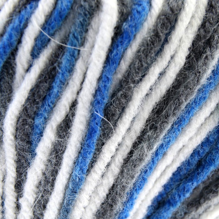 Пряжа "Кроха" 20% шерсть/80% акрил 135 м/50 гр (4109 секционный)