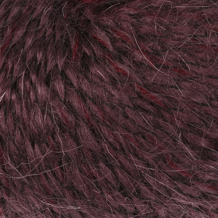 Пряжа "Лада" 65% мохер, 25% шерсть, 10% акрил 120м/50гр (1597 ежевика)