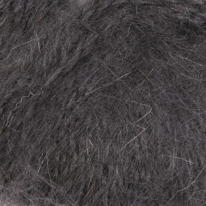 Пряжа "Лада" 65% мохер, 25% шерсть, 10% акрил 120м/50гр (1575 стальной)