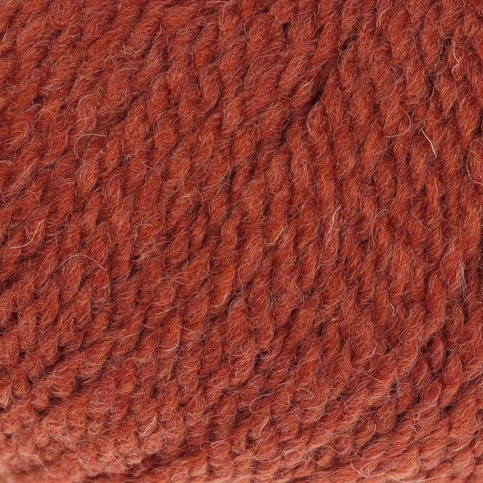 Пряжа "Лея" 34% шерсть, 48% акрил, 18% ангора 105м/50г (0086 терракот)