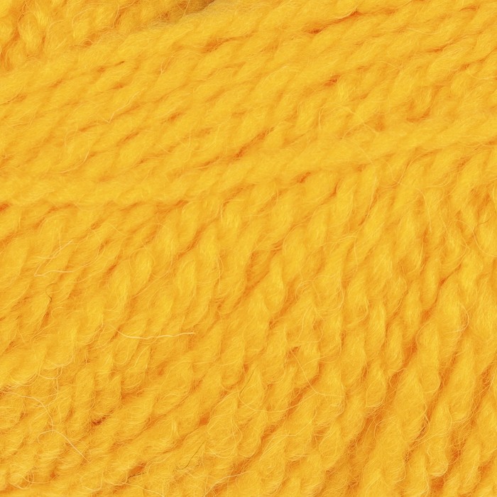 Пряжа "Лея" 34% шерсть, 48% акрил, 18% ангора 105м/50г (0596 желтый)
