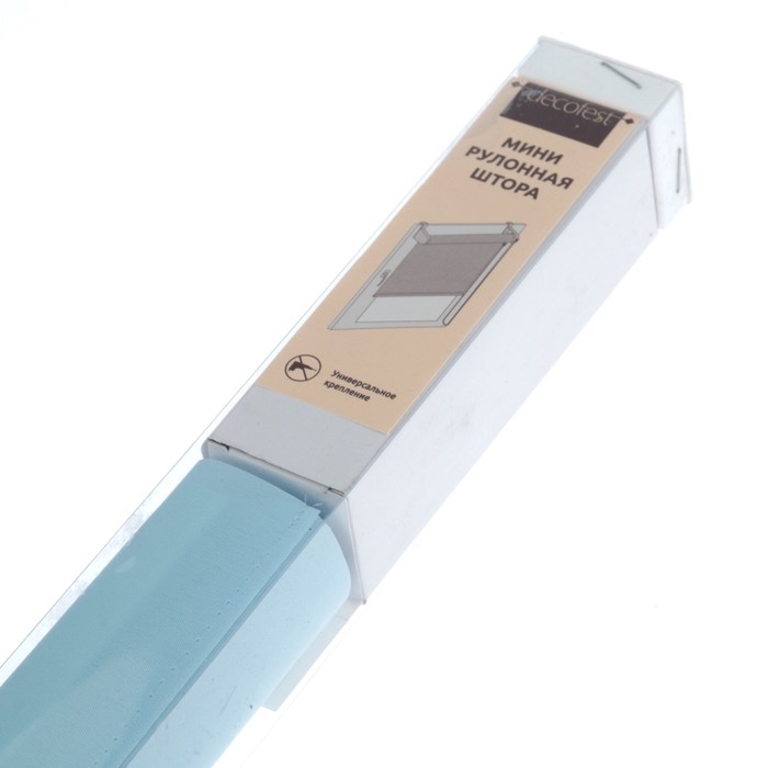Штора рулонная 100х160 см "Дольче", цвет голубой