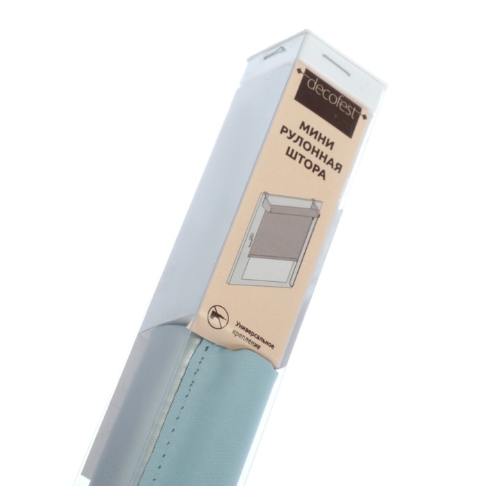 Штора рулонная 60х160 см "Дольче. Блэкаут", цвет голубой
