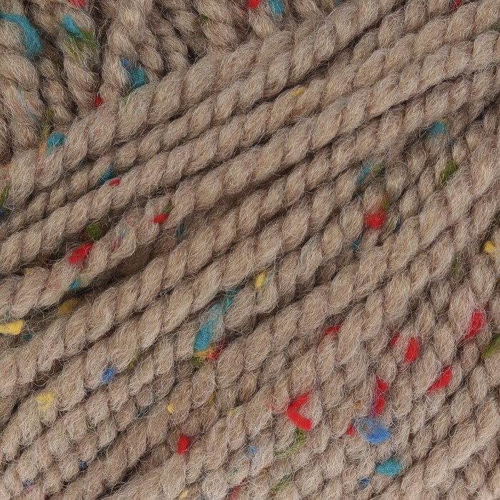 Пряжа "Мадагаскар" 20% меринос. шерсть, 10% вискоза, 70% акрил 80м/50гр (8402 св. бежев.)