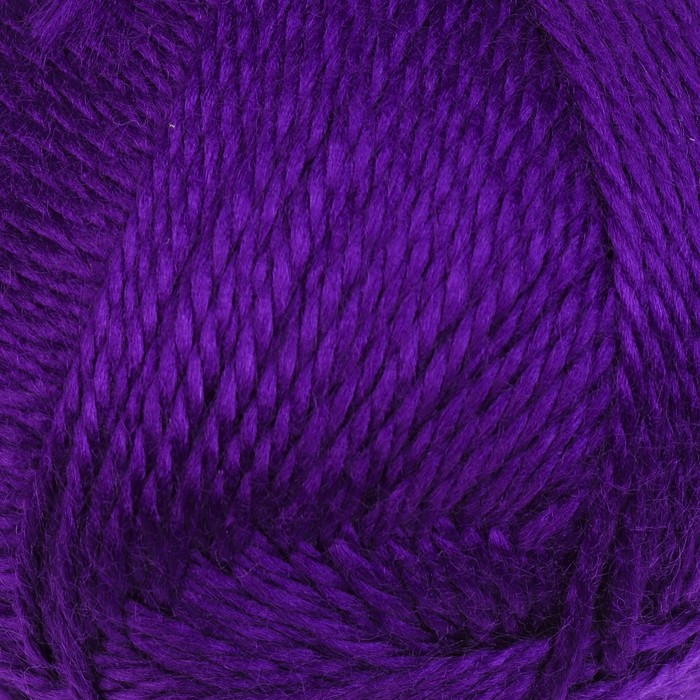 Пряжа "Огонек" 100% акрил 250м/100гр (0037, темно-фиолетовый)