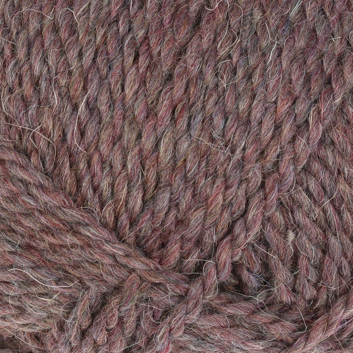 Пряжа "Меланж из Троицка" 70% шерсть, 30% акрил 150м/100гр (8053 меланж (гранат))