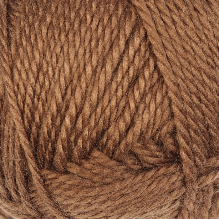 Пряжа "Огонек" 100% акрил 250м/100гр (0606 т. бежевый)