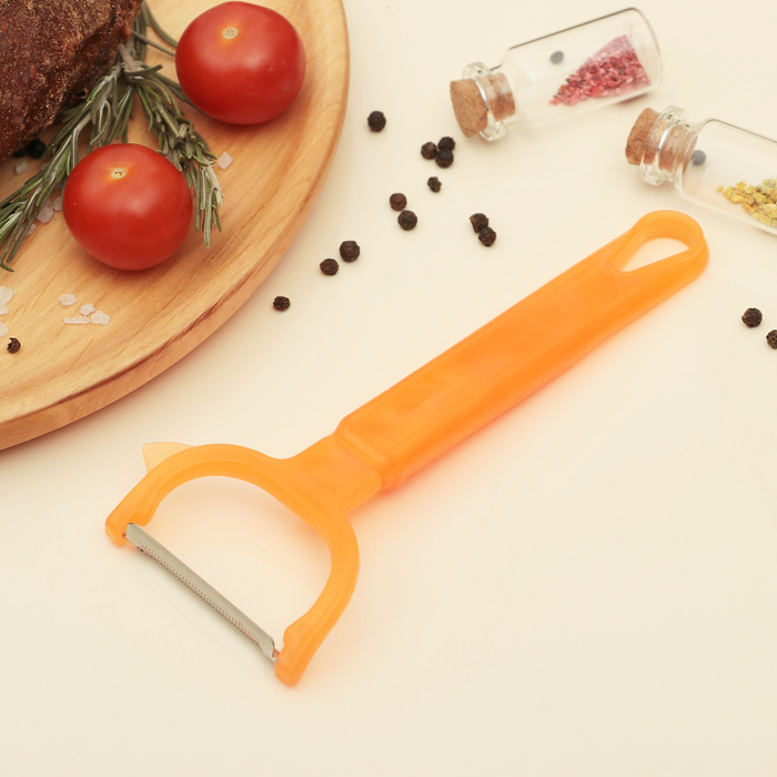 Овощечистка "Джем" 17 см, цвета МИКС