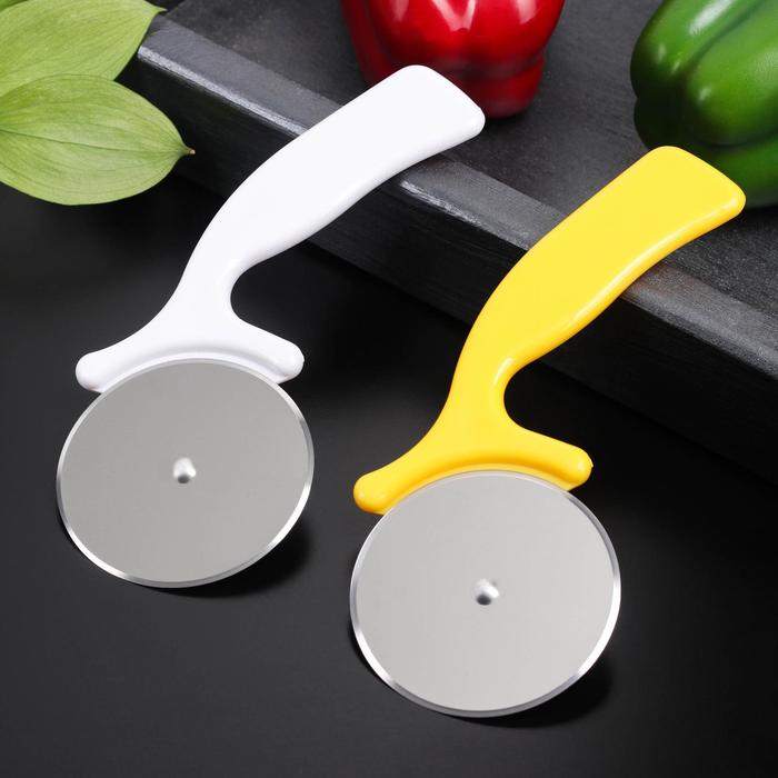 Нож для пиццы и теста "Радуга" 16,5 см, цвета МИКС