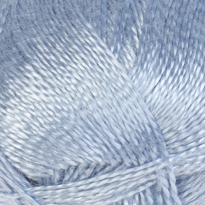 Пряжа "Шелковый блеск" 100% лиоцель(вискоза/эвкалипт) 400м/100гр (2820 воздушно-голуб.)