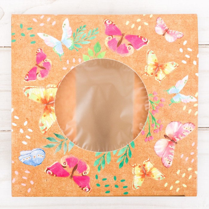 Коробочка для пончика «Маленькие радости», 10 х 10 х 5 см